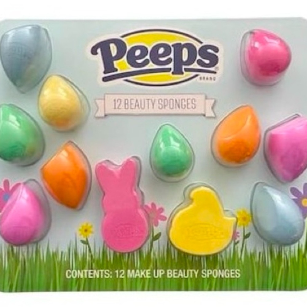 Easter Peeps 12 Beauty Sponges Set - Easter Basket Filler. NIB